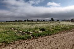 Original foundation used for the barracks at Amache