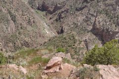 View down the Royal Gorge